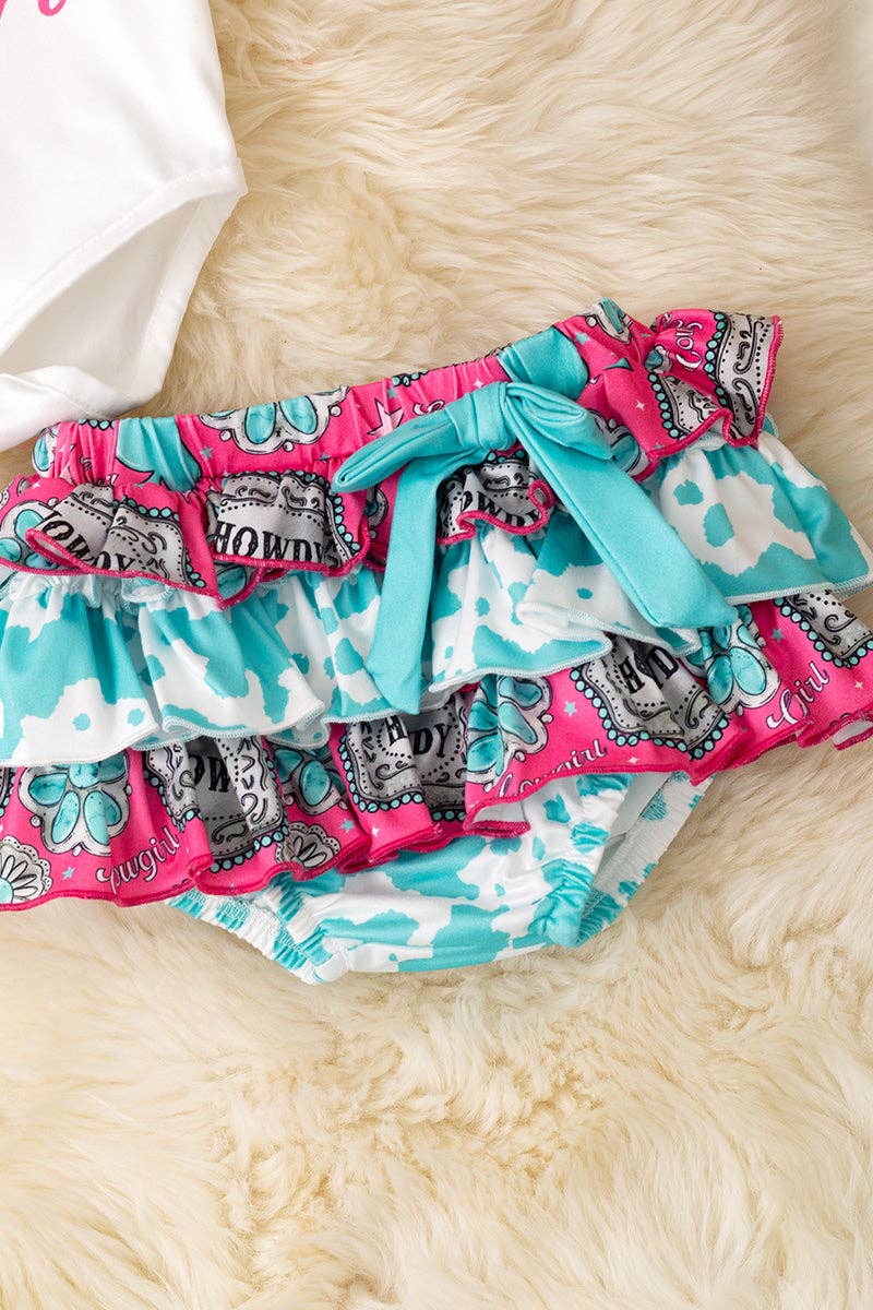 Howdy Cowgirl Onesie & bloomers