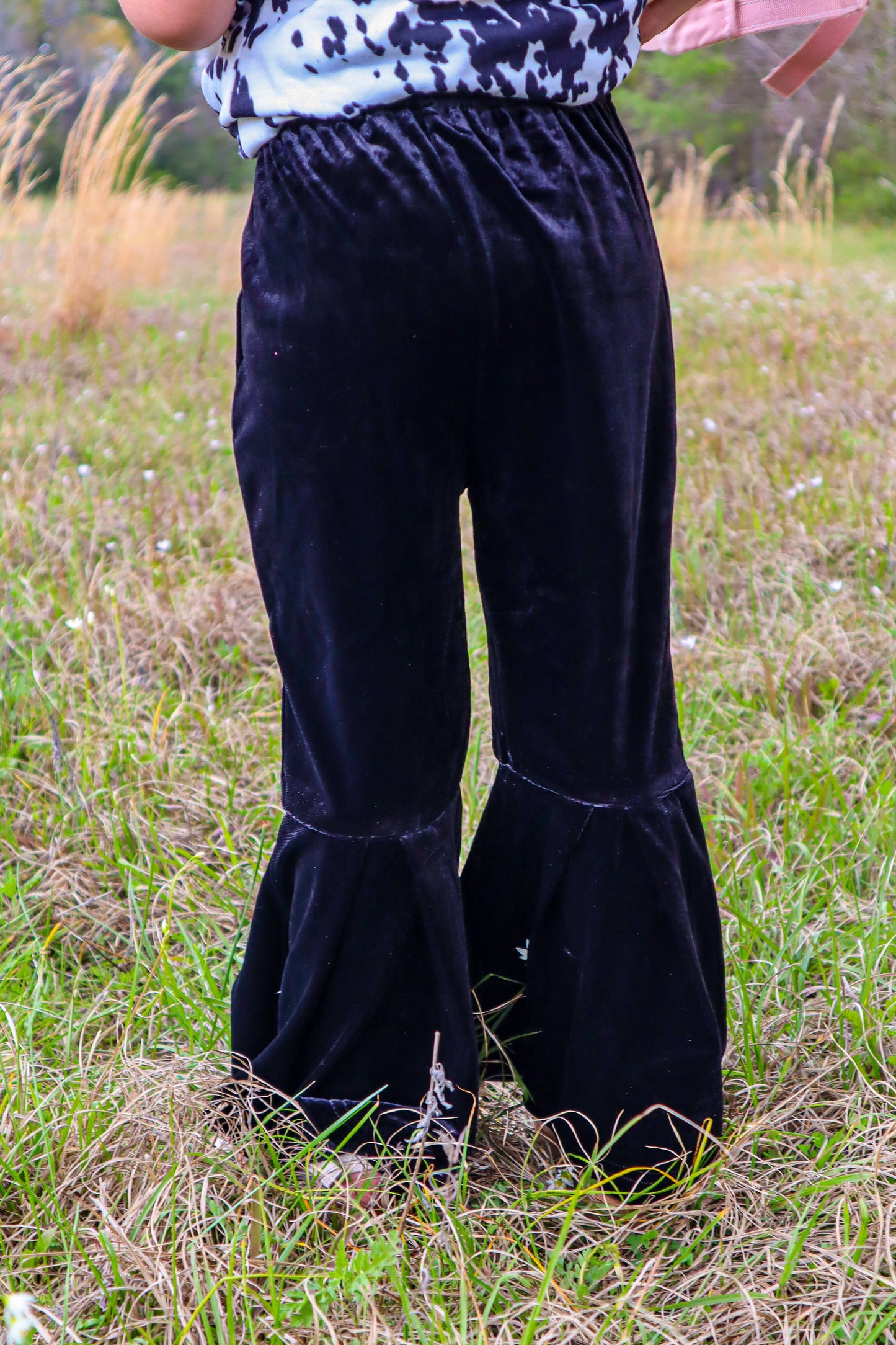 Girls Velvet Kids Bell Bottoms