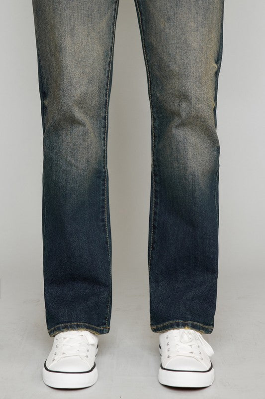 KanCan Mens Real Slim Straight Jean