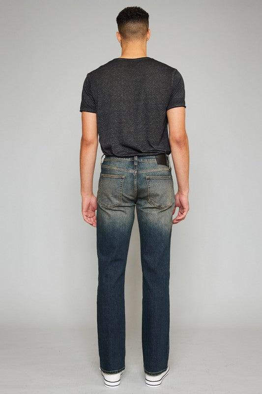 KanCan Mens Real Slim Straight Jean