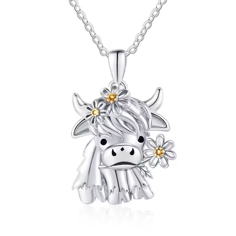Girls Daisy Highland Necklace