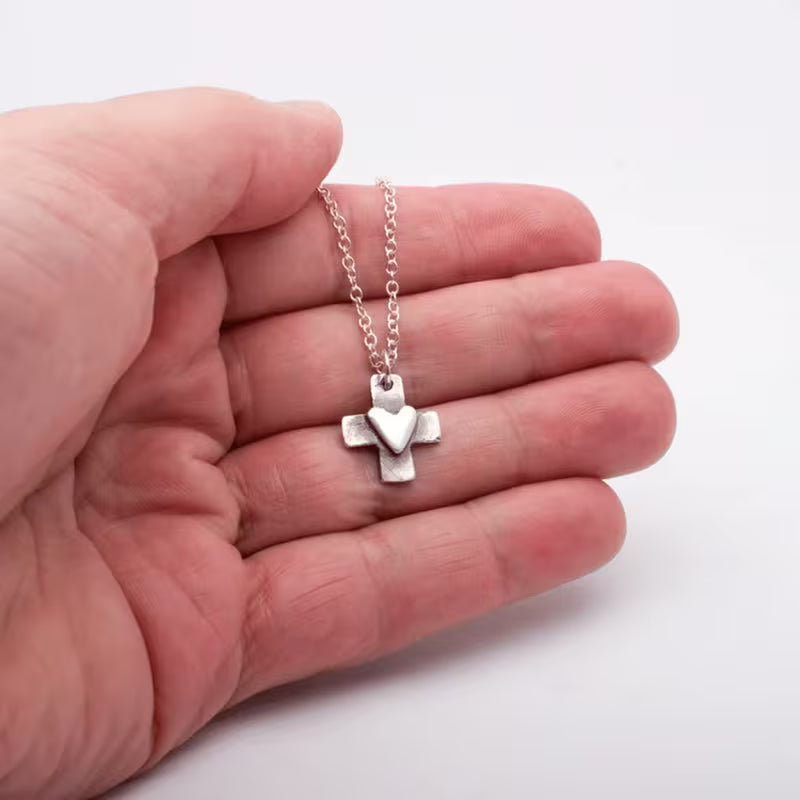 Girls Love Cross Necklace