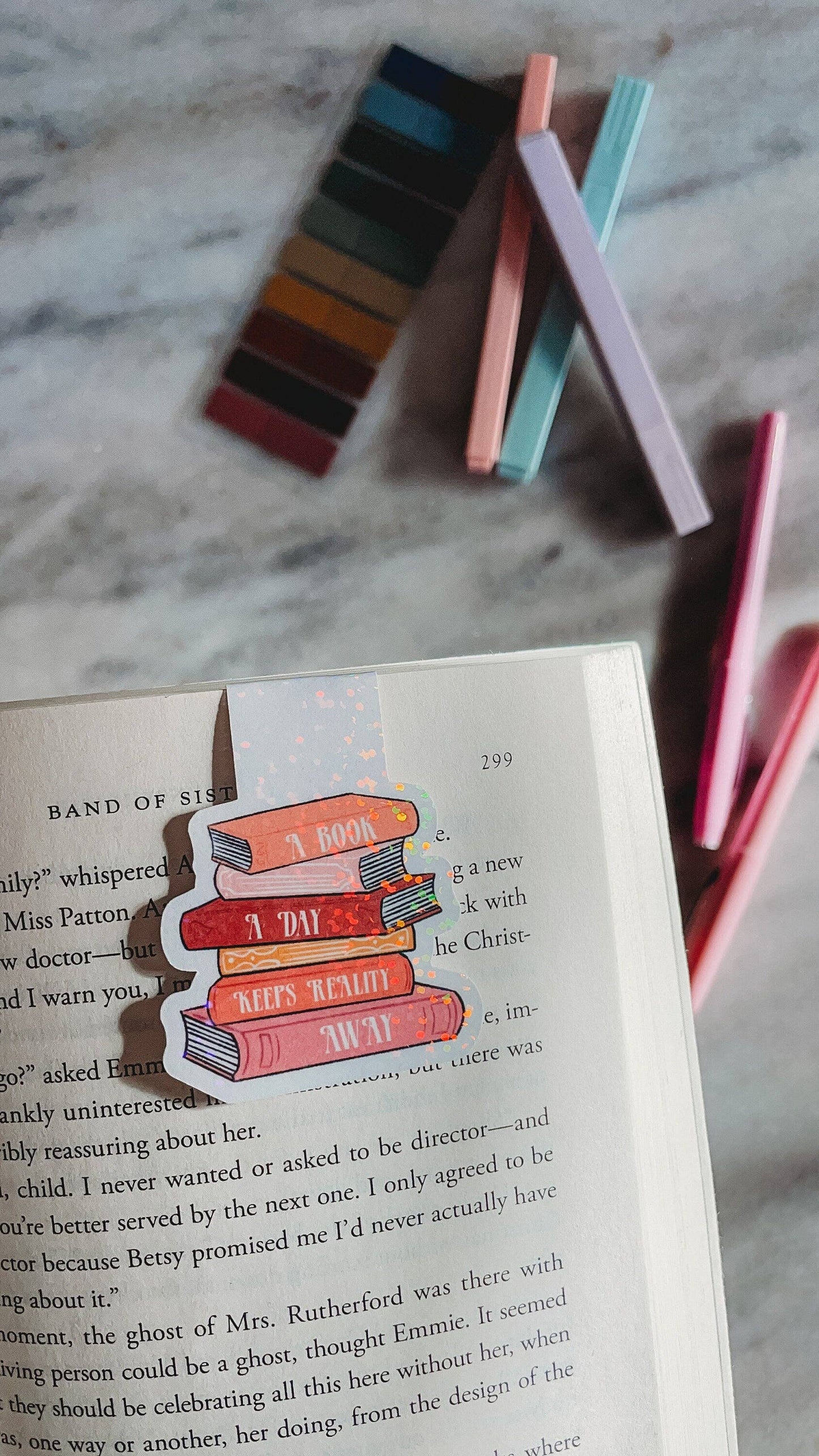Romance Reader Magnetic Bookmarks
