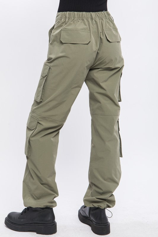 Cargo Pants With Button Closure