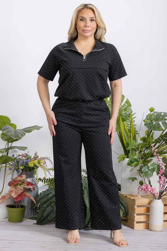 Plus Two-piece Set