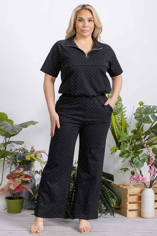 Plus Two-piece Set