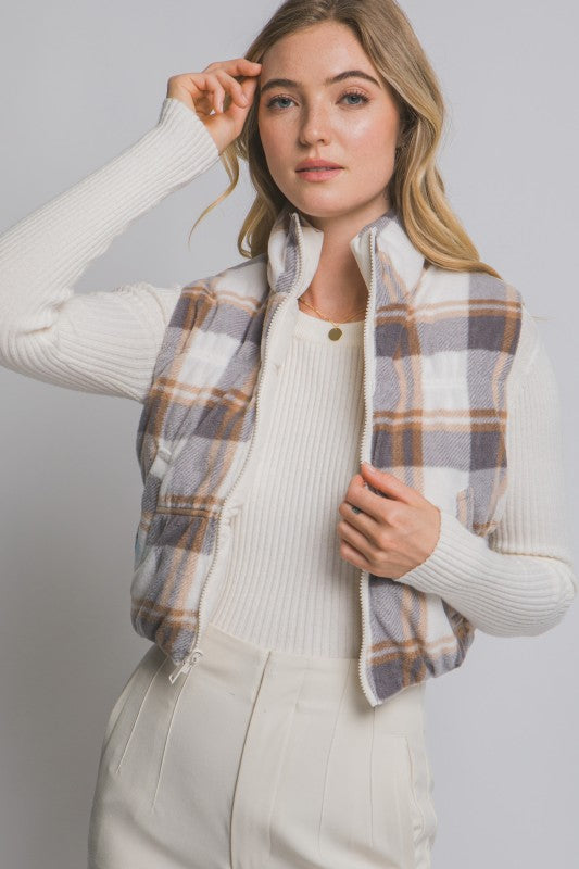 Full-zip Reversable Puffer Vest