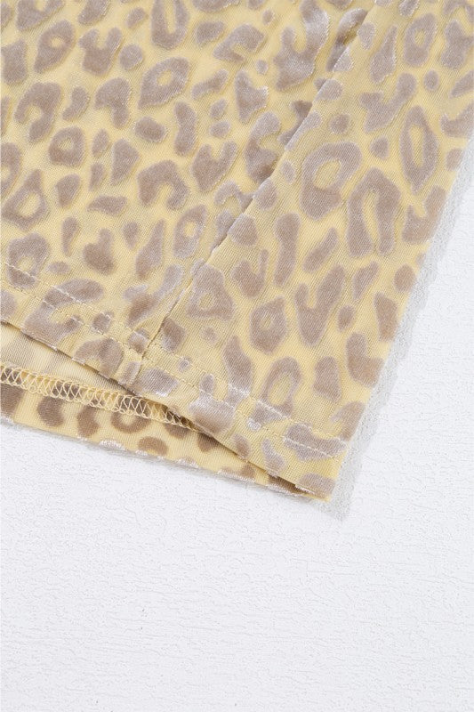 Leopard Off Shoulder Blouse