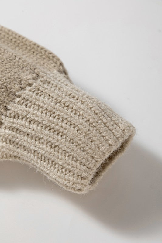Knit Bow Sweater Cardigan