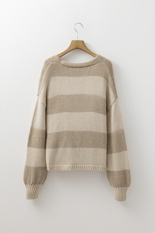 Knit Bow Sweater Cardigan