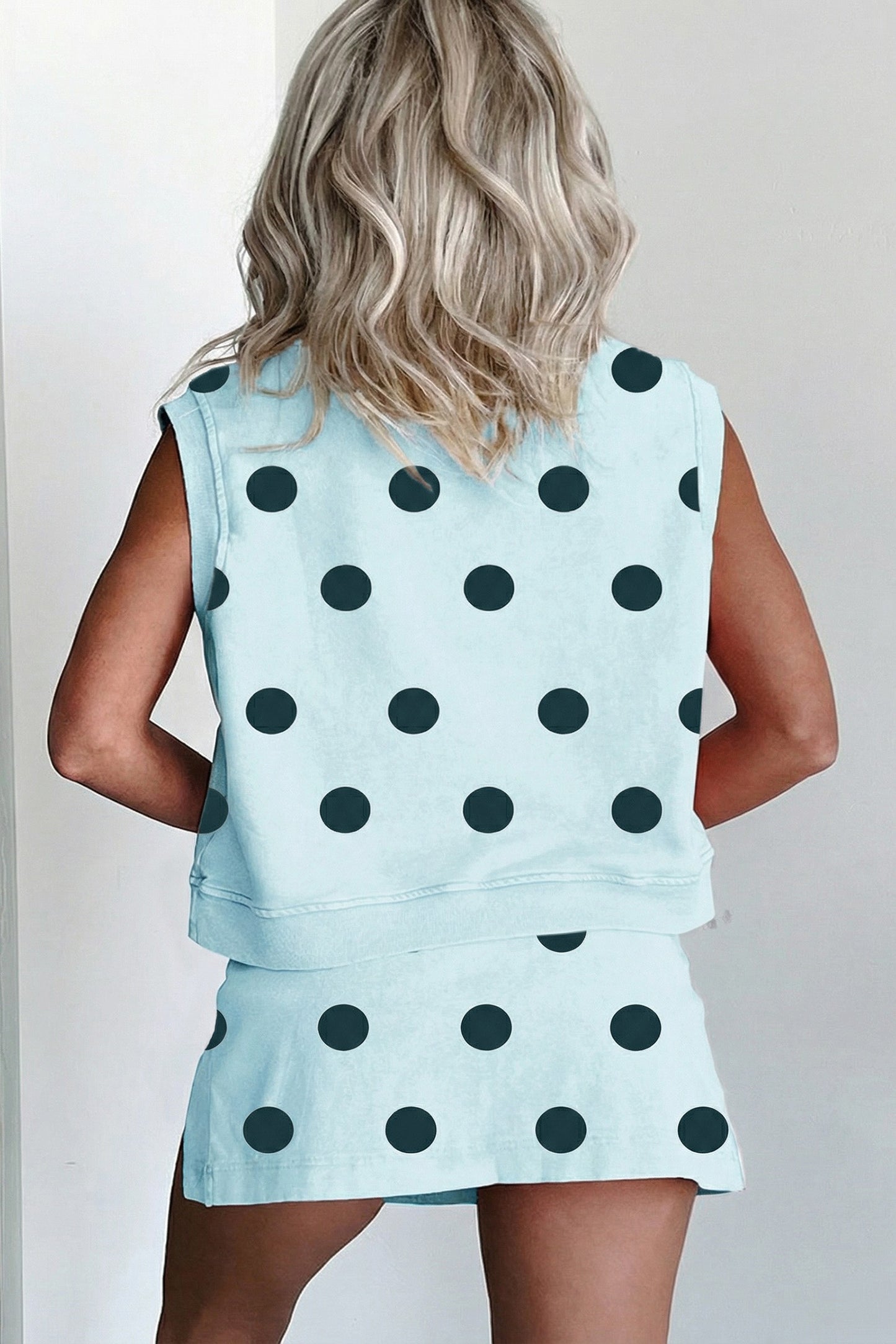 Polka Dot Tank Skort Set