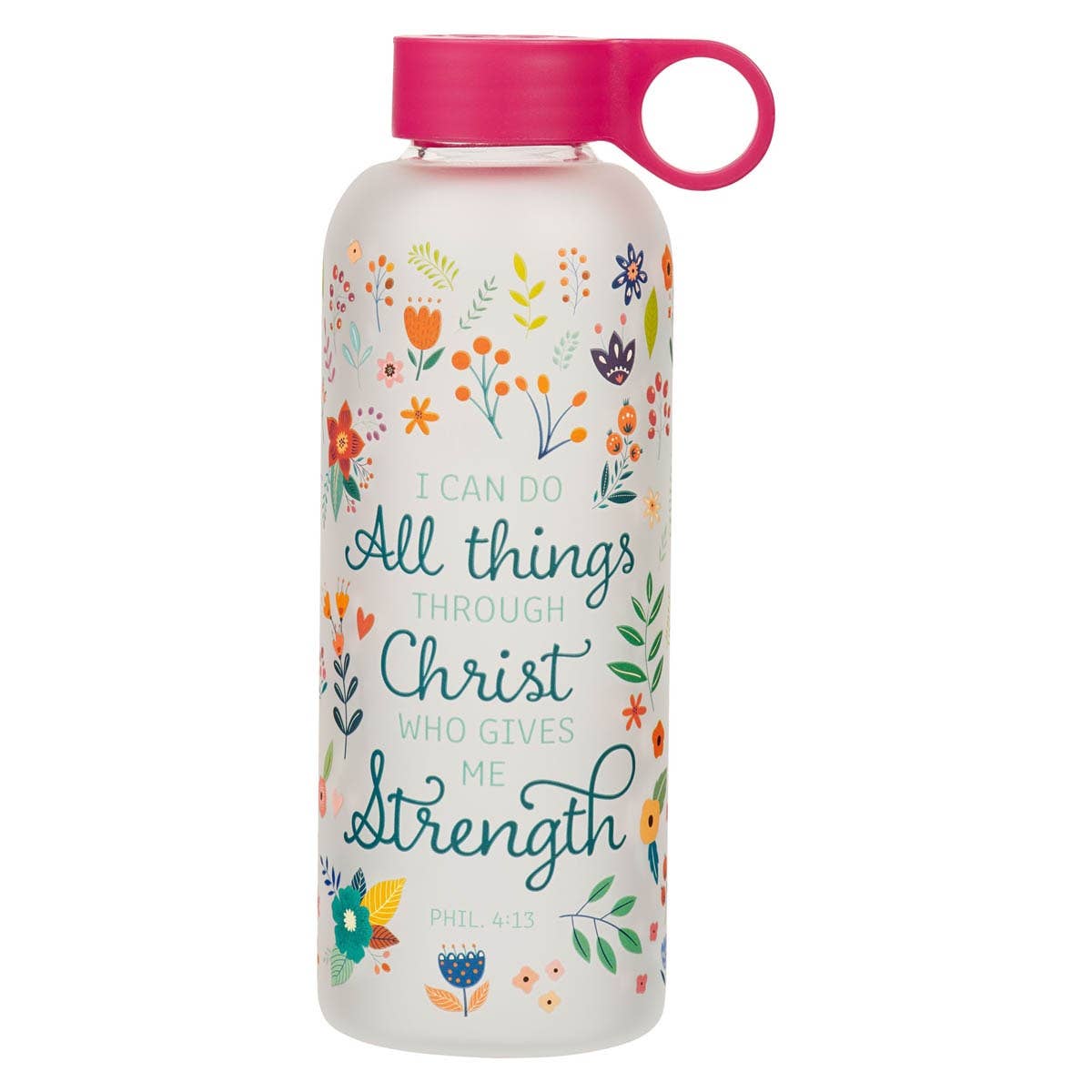 Water Bottle Glass All Things Phil. 4:13