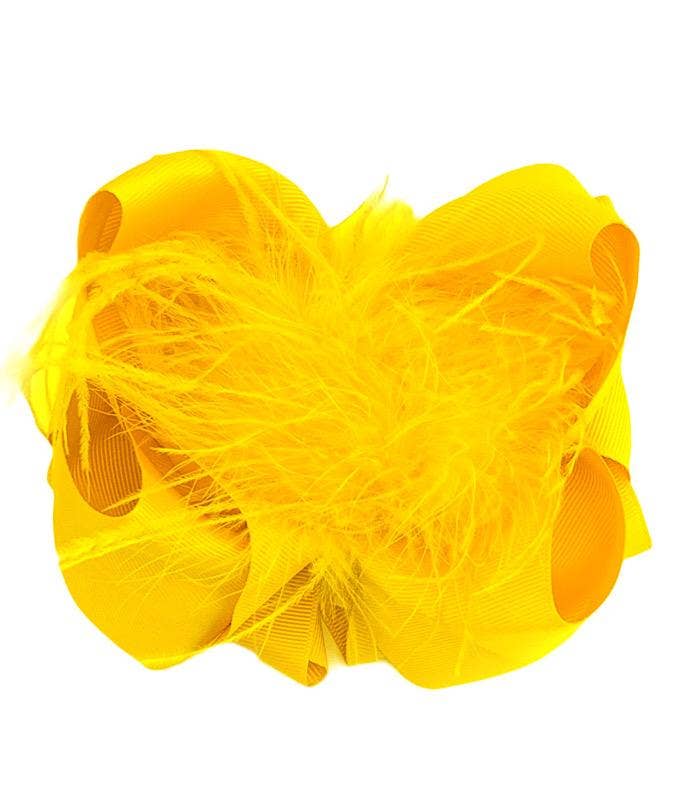 Dandelion Feather Hair Bow