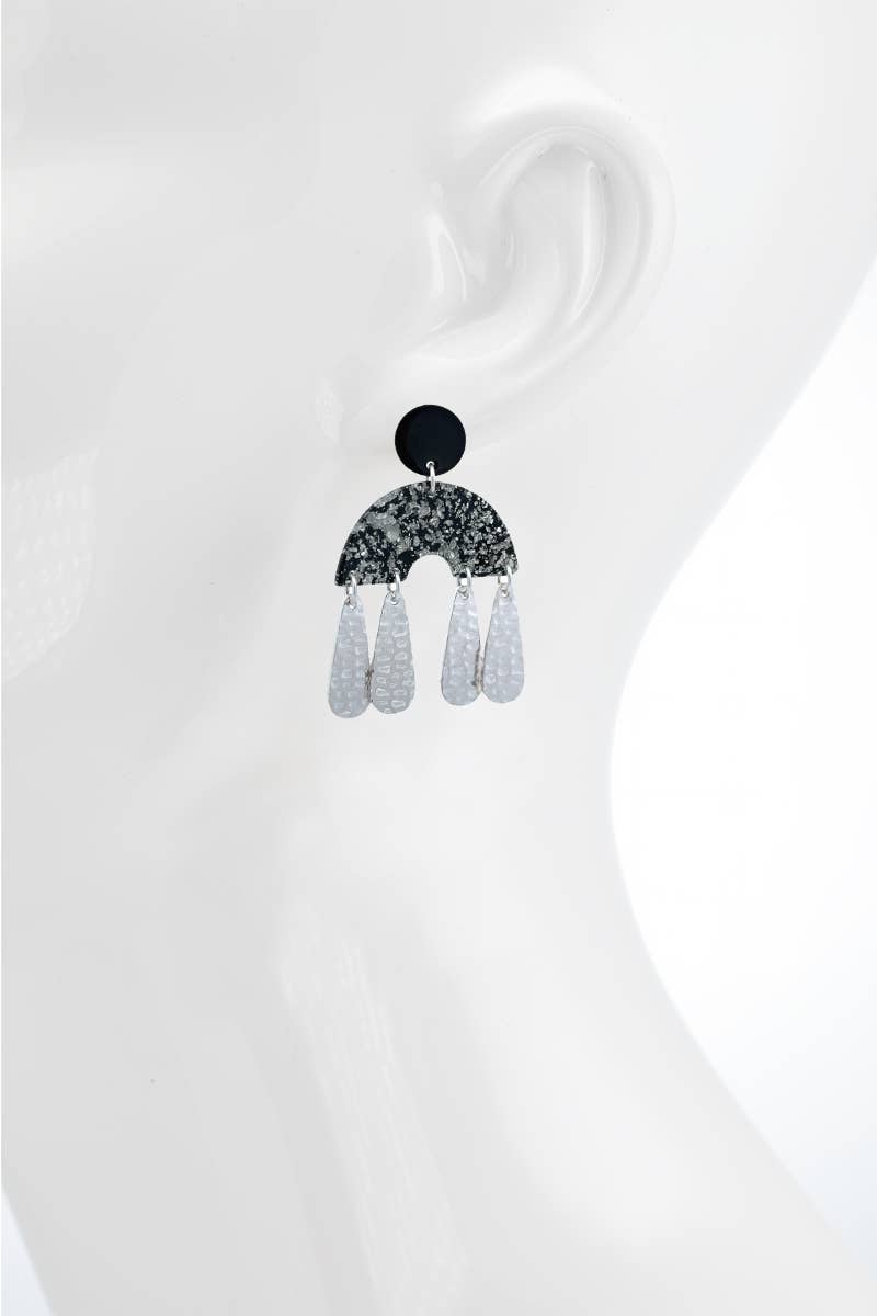 Hammered Matal Earrings