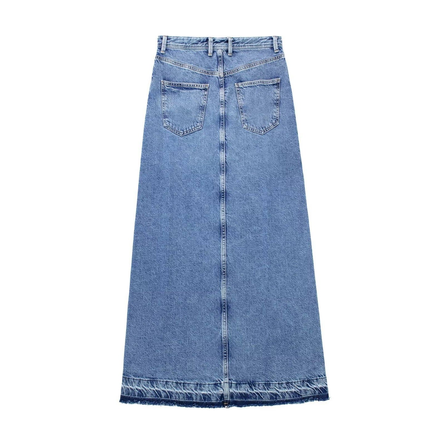 High Waist Denim Skirt