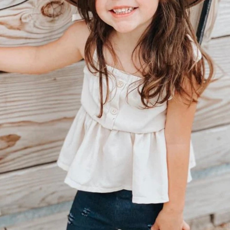 Girls Peplum Top