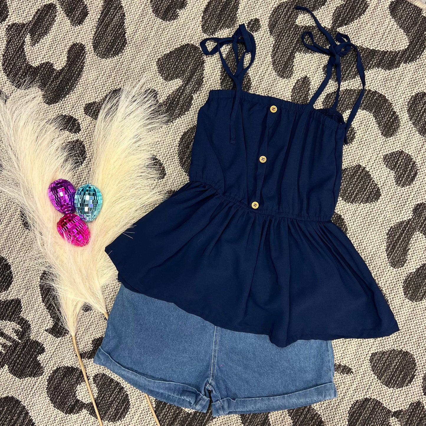 Girls Peplum Top