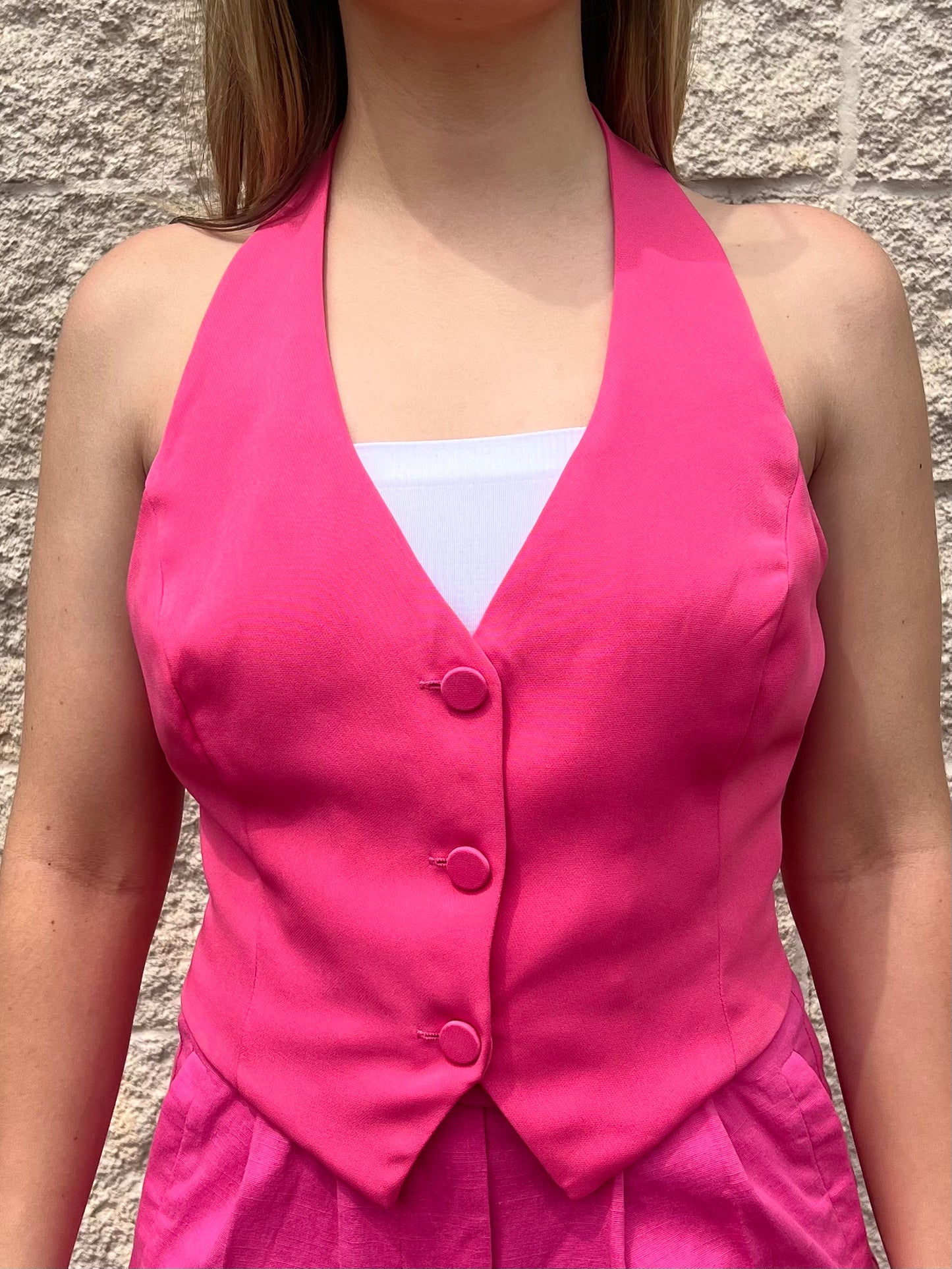 Pink Halter Top
