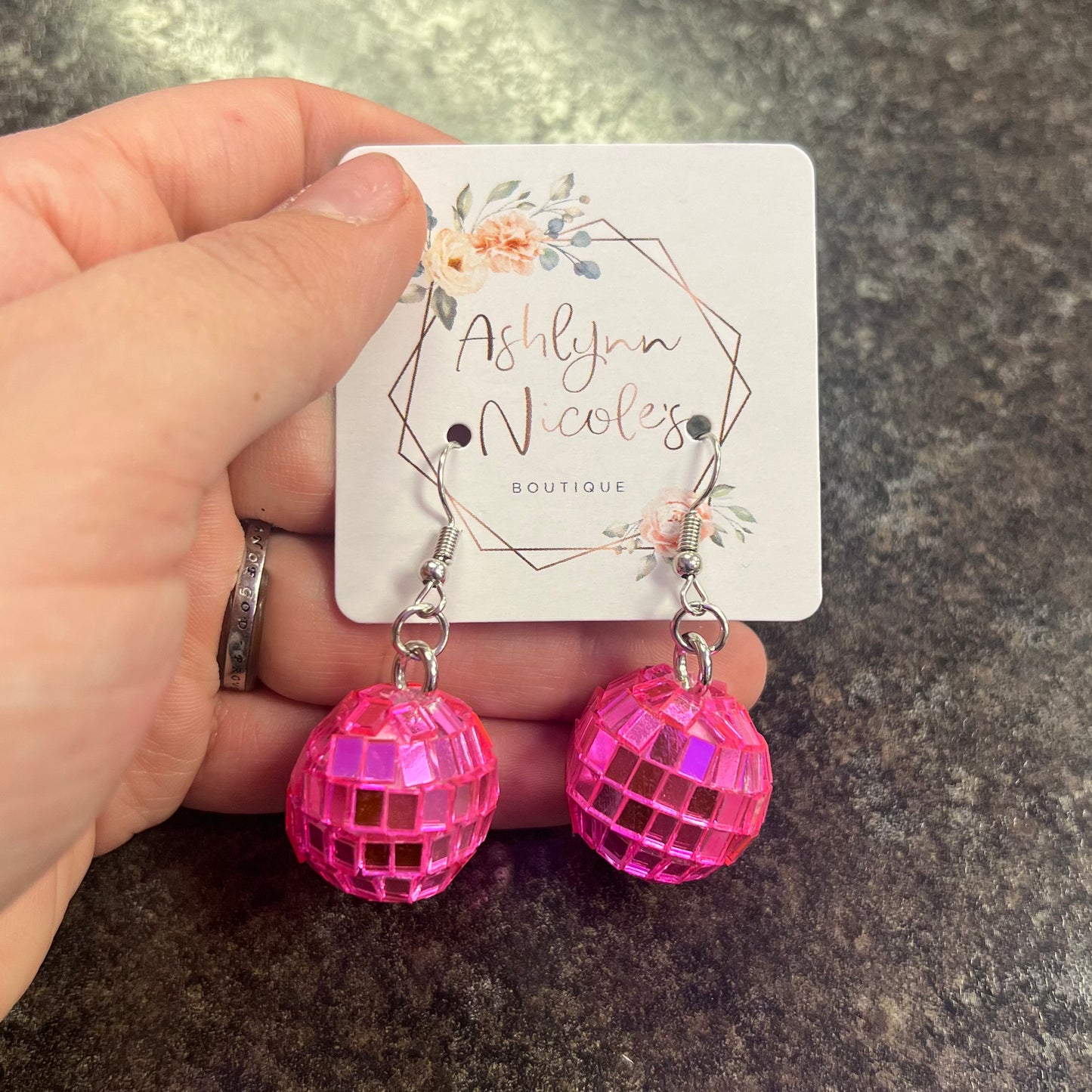 Disco Ball Earrings