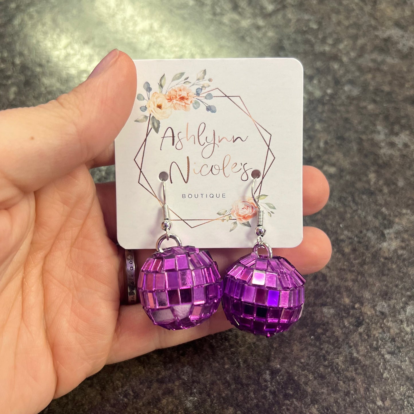 Disco Ball Earrings