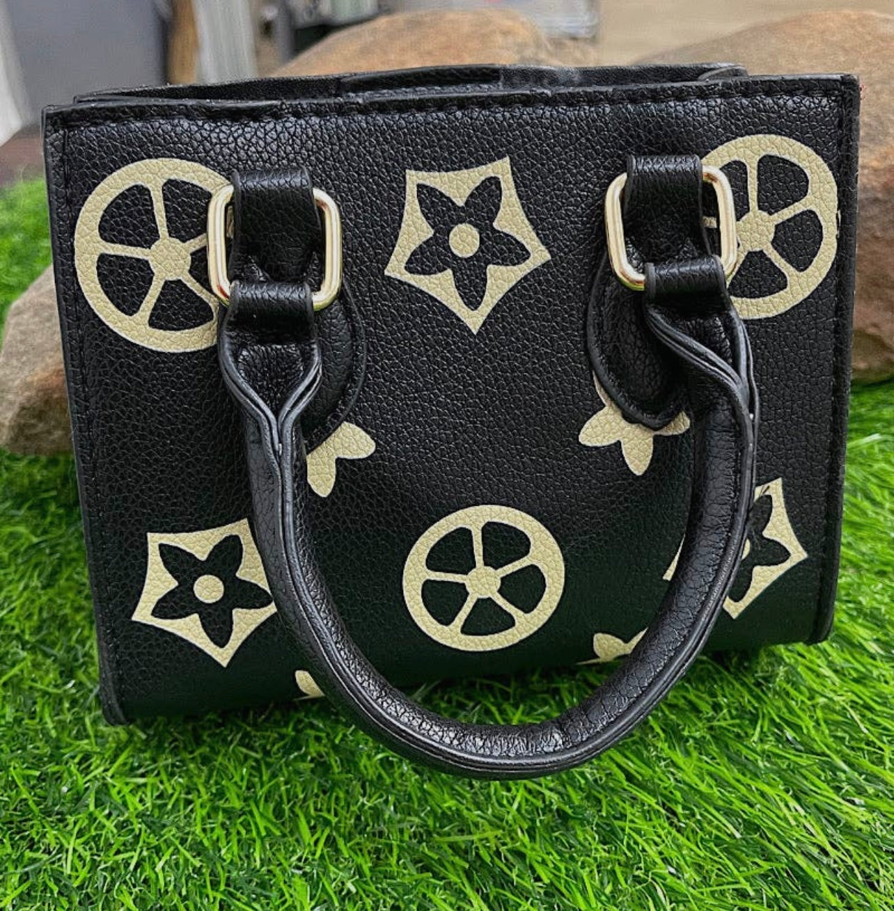 Kids Black Designer Inspired Purse