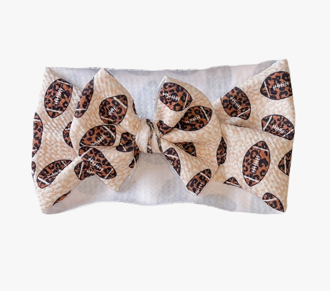 Cheetah Football Headband