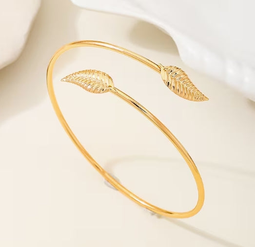 Gold Leaf Bracelet