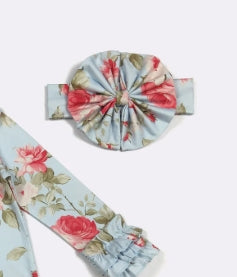 Baby Aqua Rosy Gown