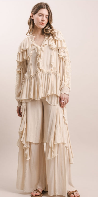 Multi Layered Ruffle Top