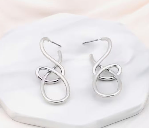 Sterling Drop Earrings