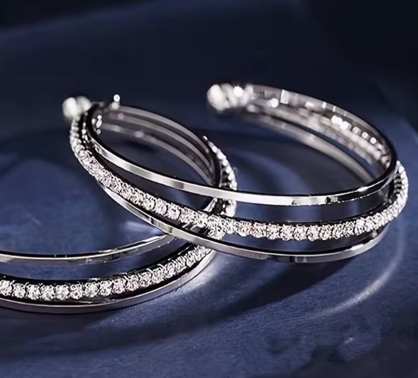 Sterling Hoop Earrings