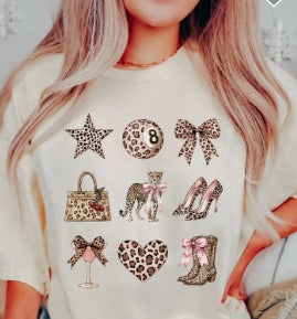 Rhinestone Cheetah Tee
