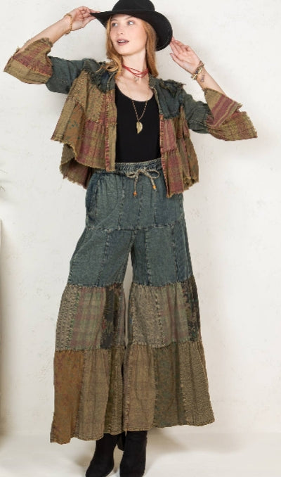 Gravel Patchwork Pants