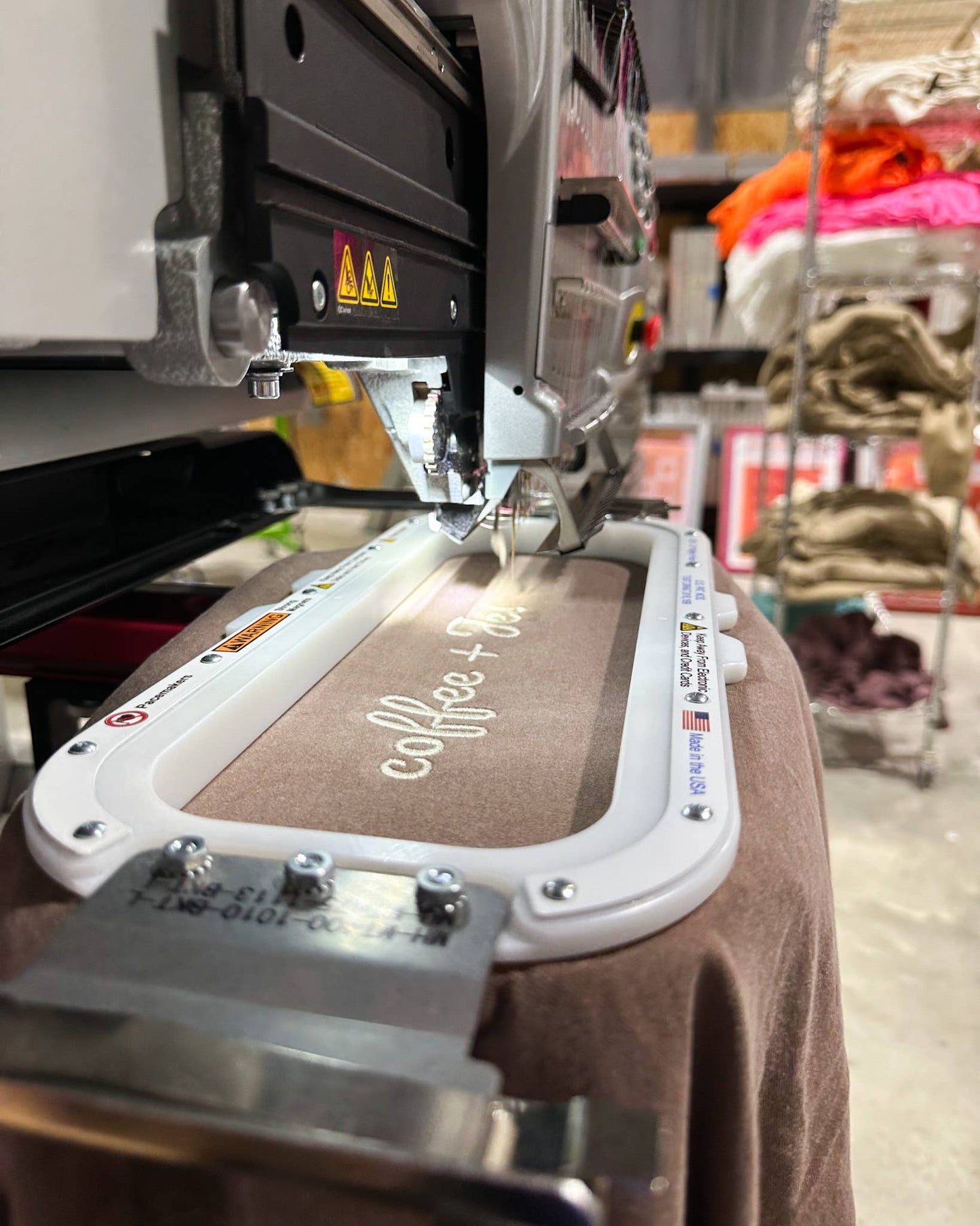 Coffee/Jesus Embroidery Tee