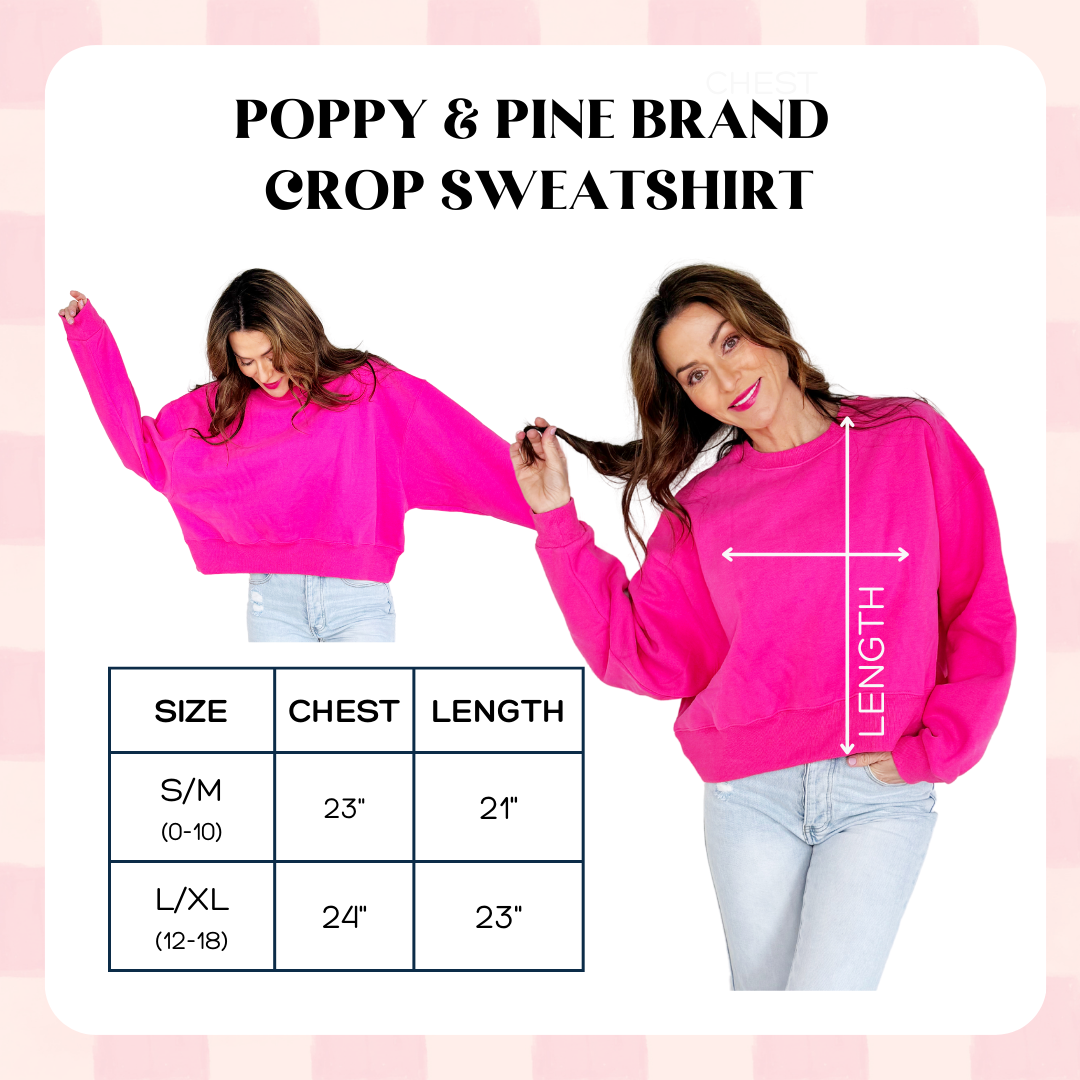 Light Camo Crop Sweatshirt