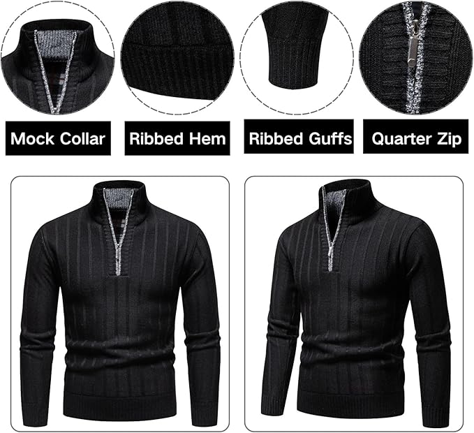 Men's Pullover Sweater BLK