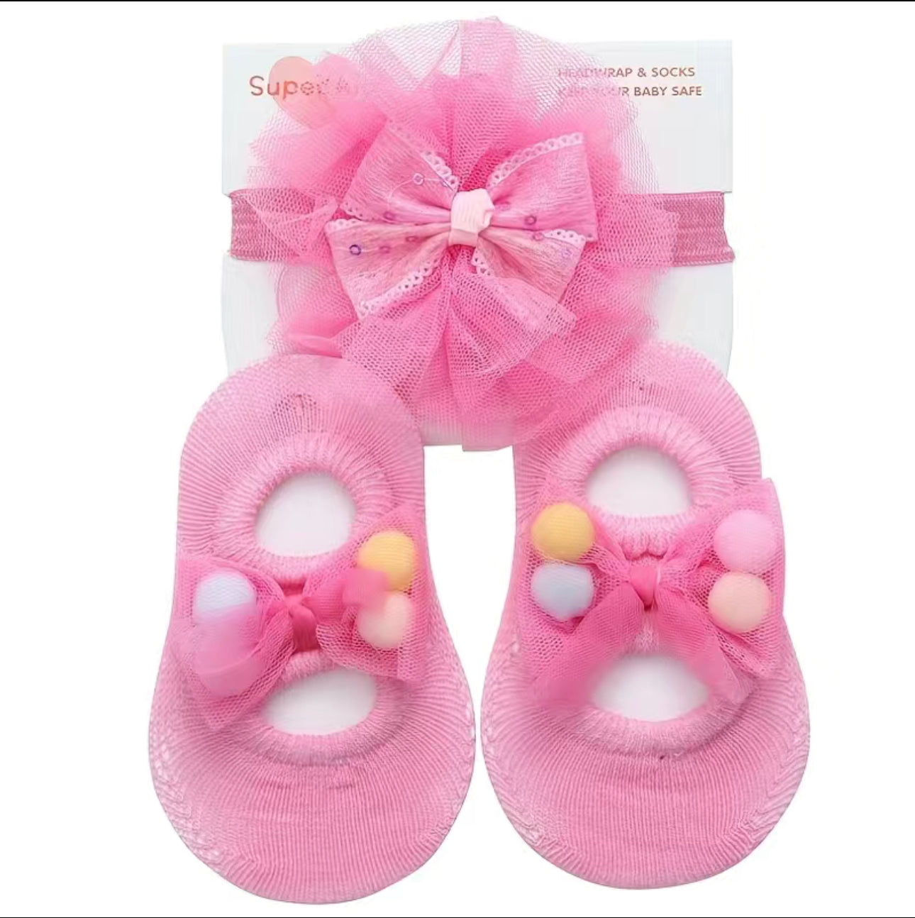Fancy Sock & Headband Set