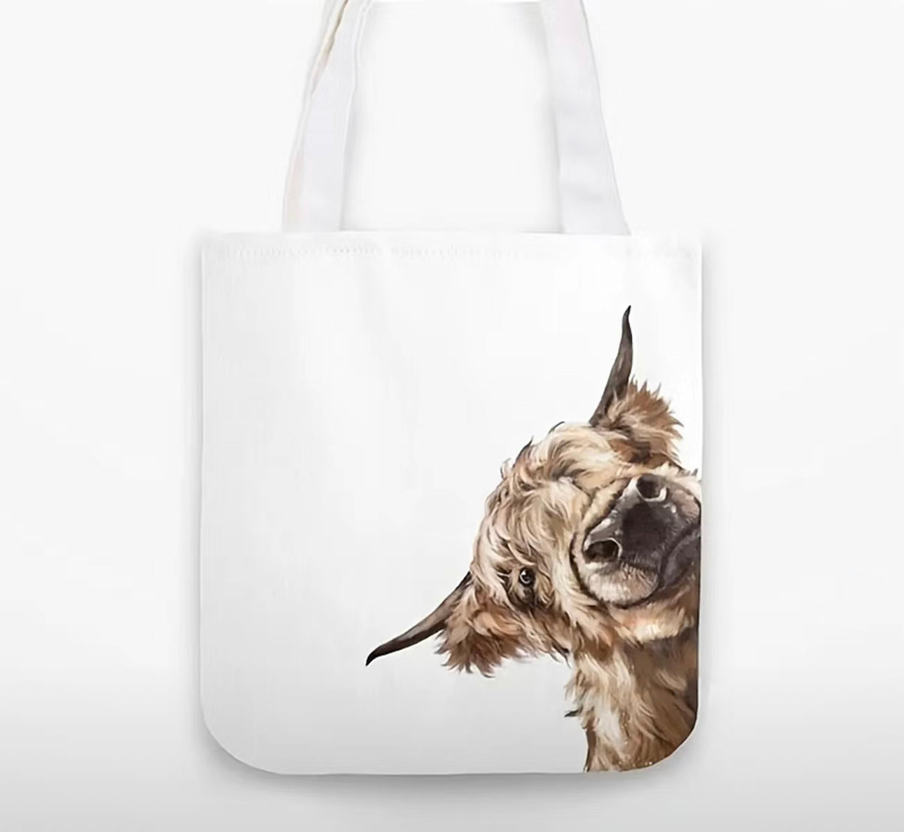 Cow Print Canvas Bags