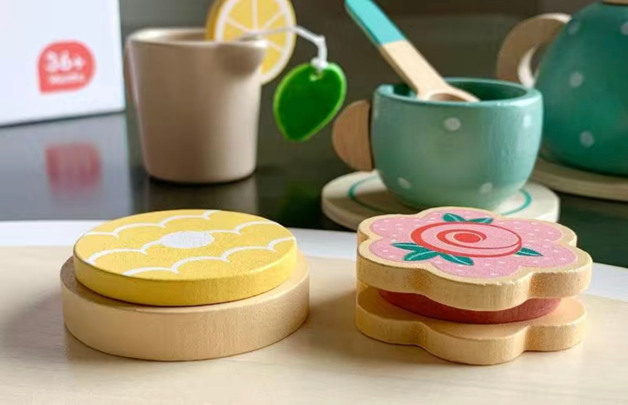 Wooden Tea Set