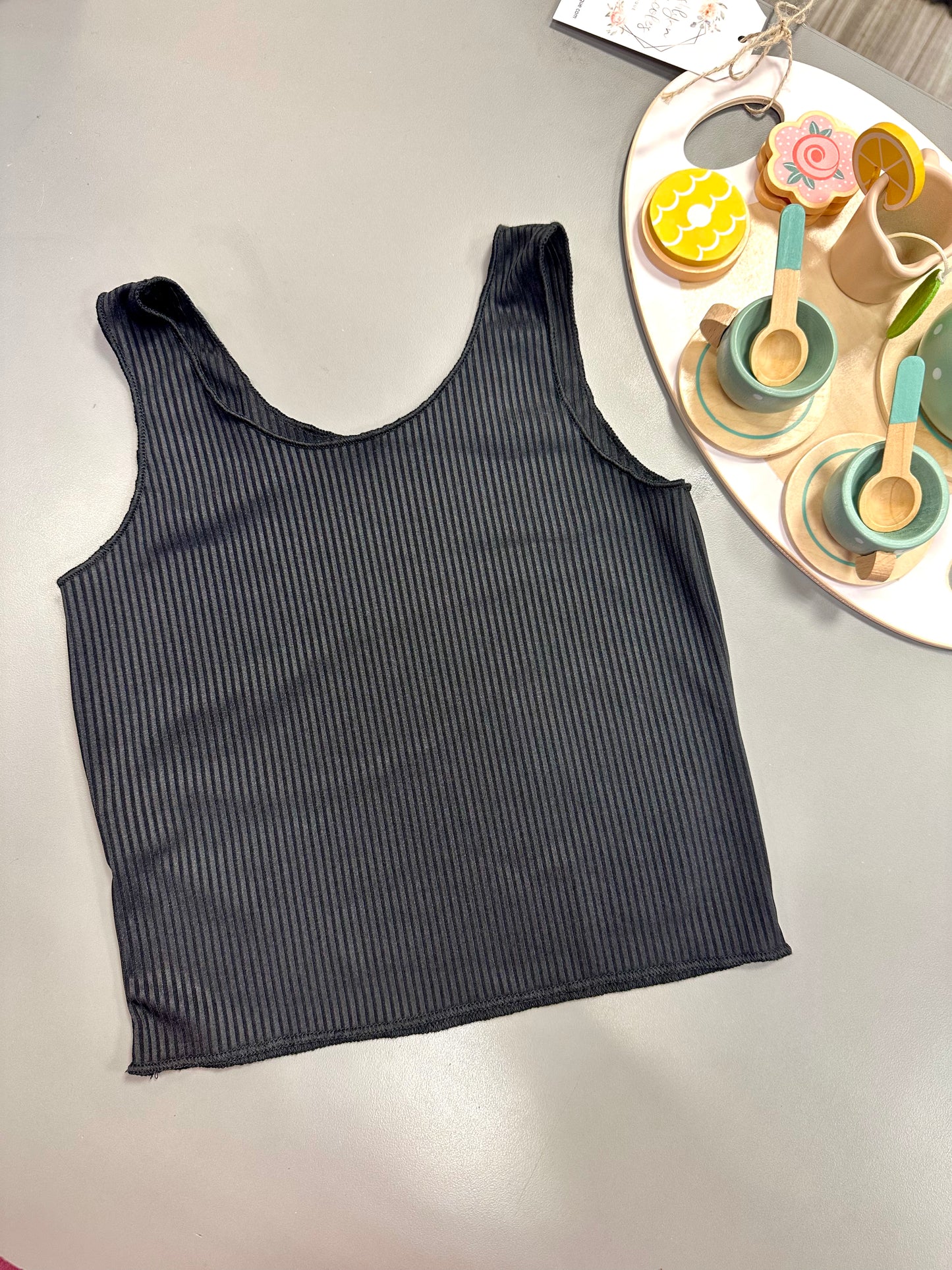 Girls Ribbed Tank Top