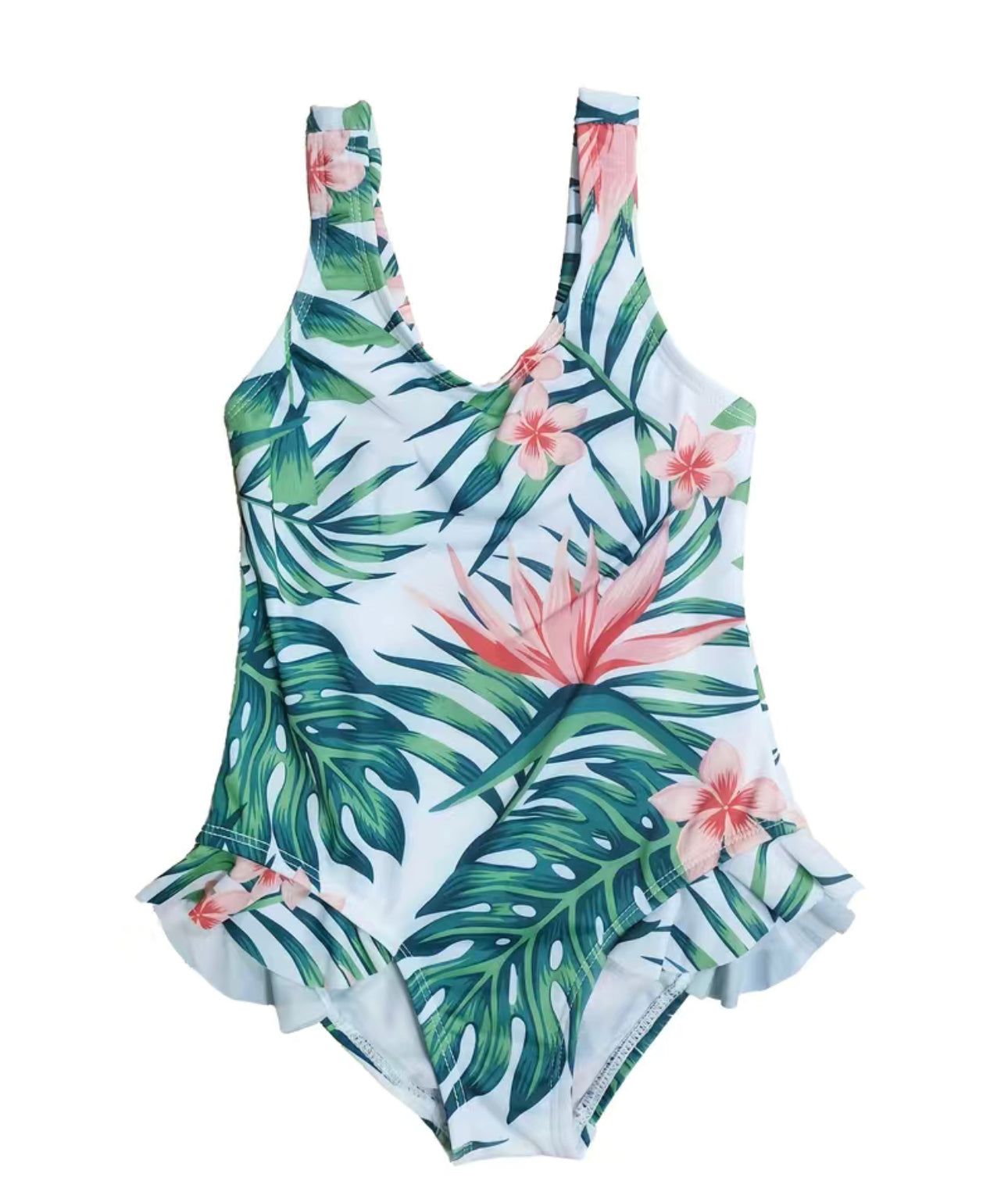 Girls Tropical Swimwear