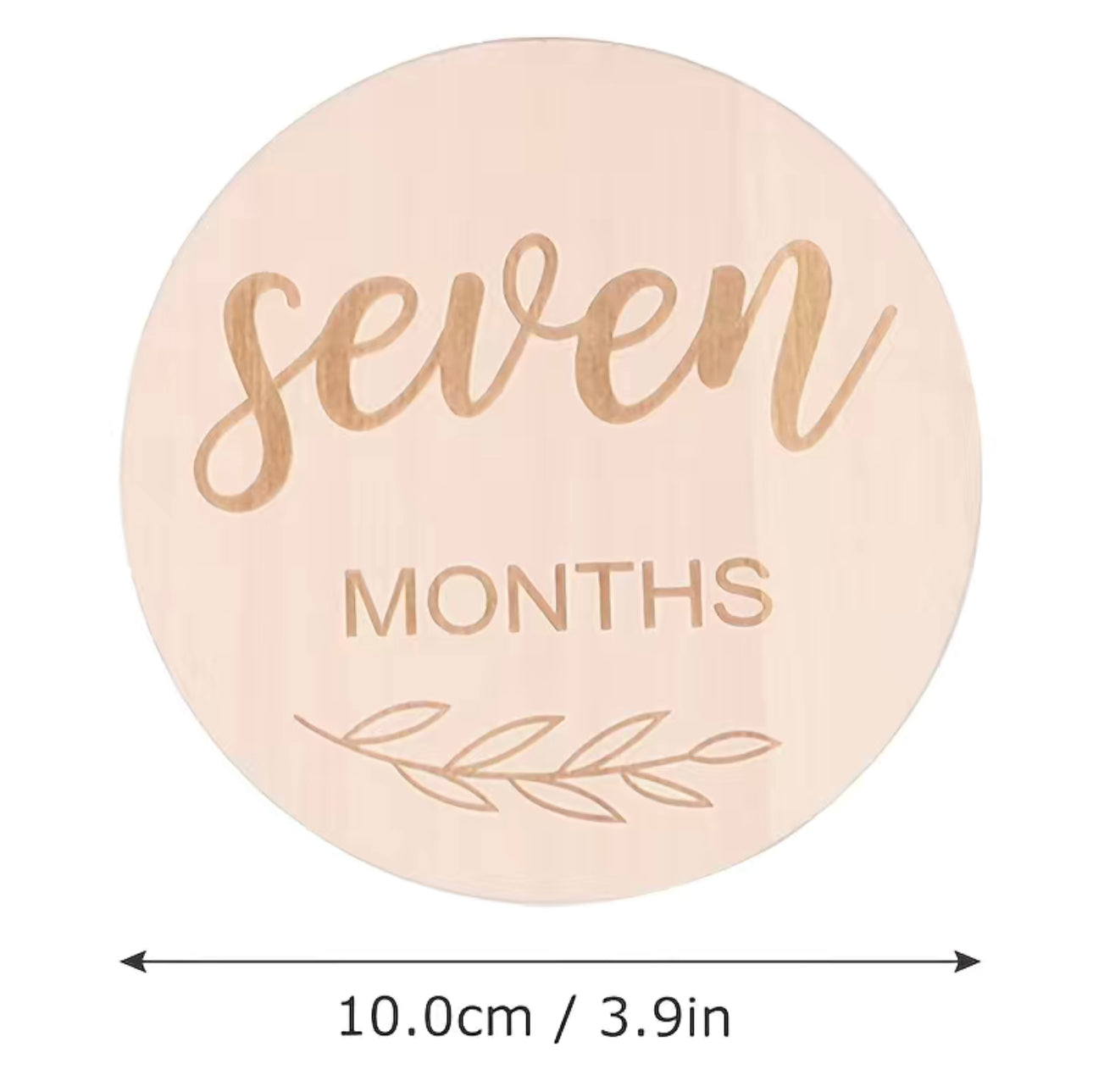 Wooden 12 mo Milestones