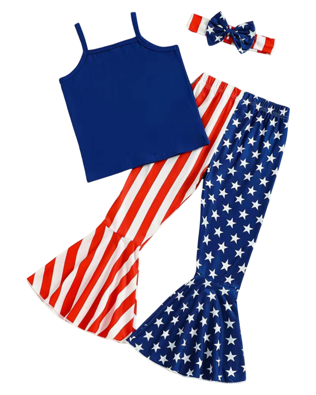 Stars and Stripes Flare Pant Set