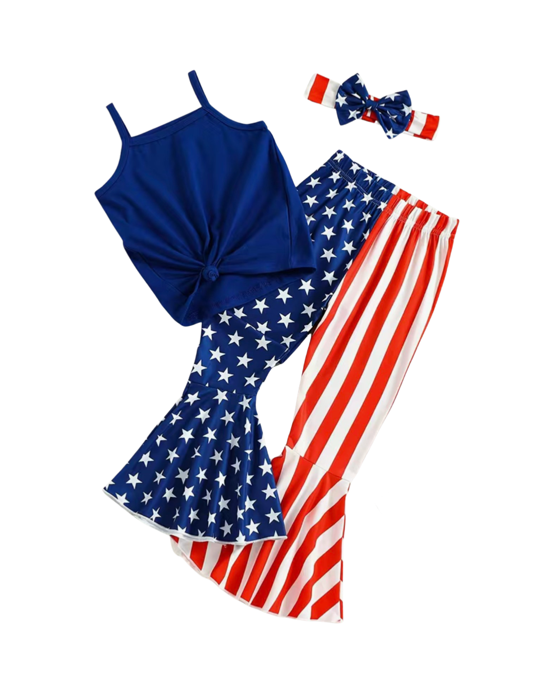 Stars and Stripes Flare Pant Set