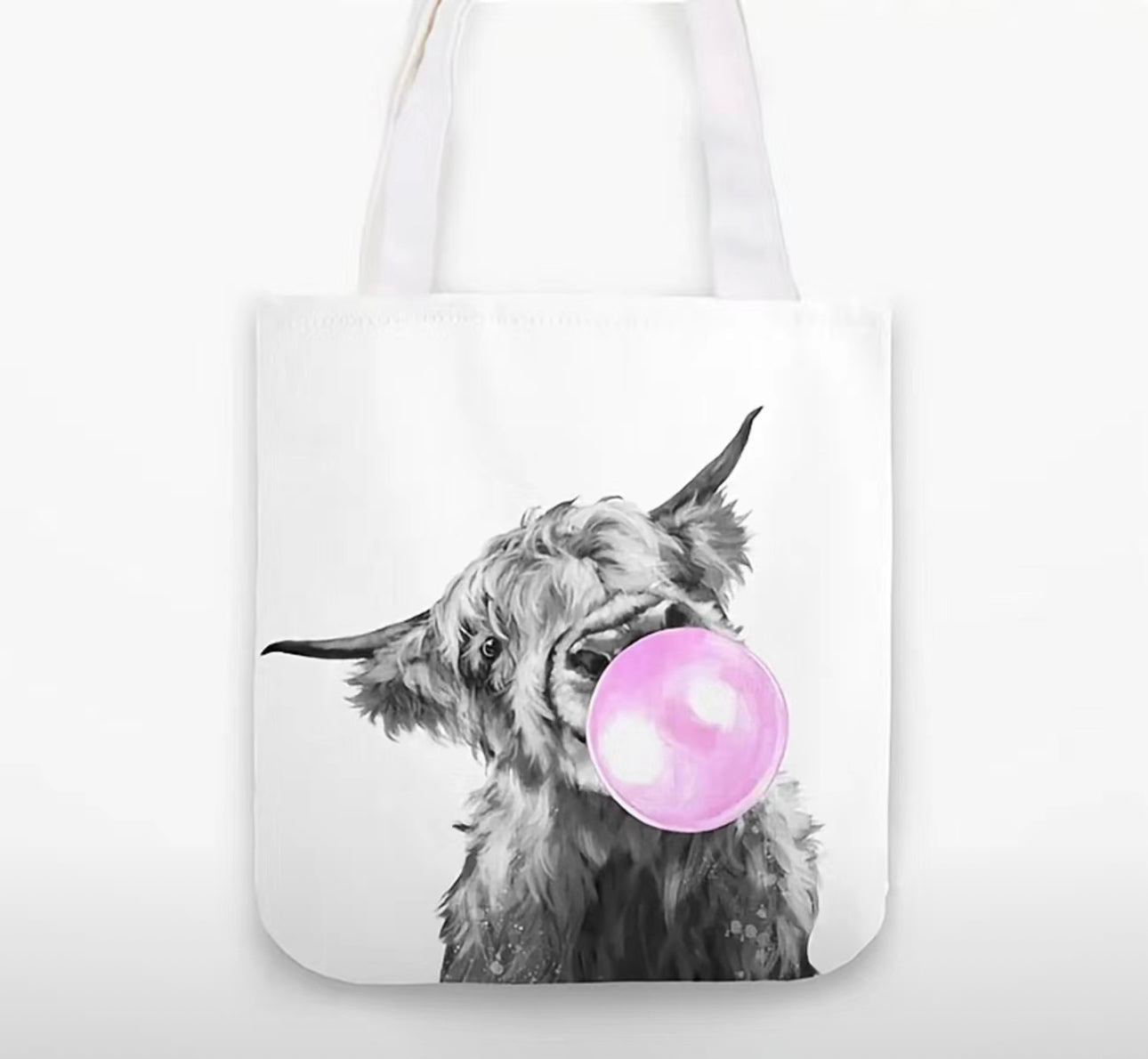 Cow Print Canvas Bags