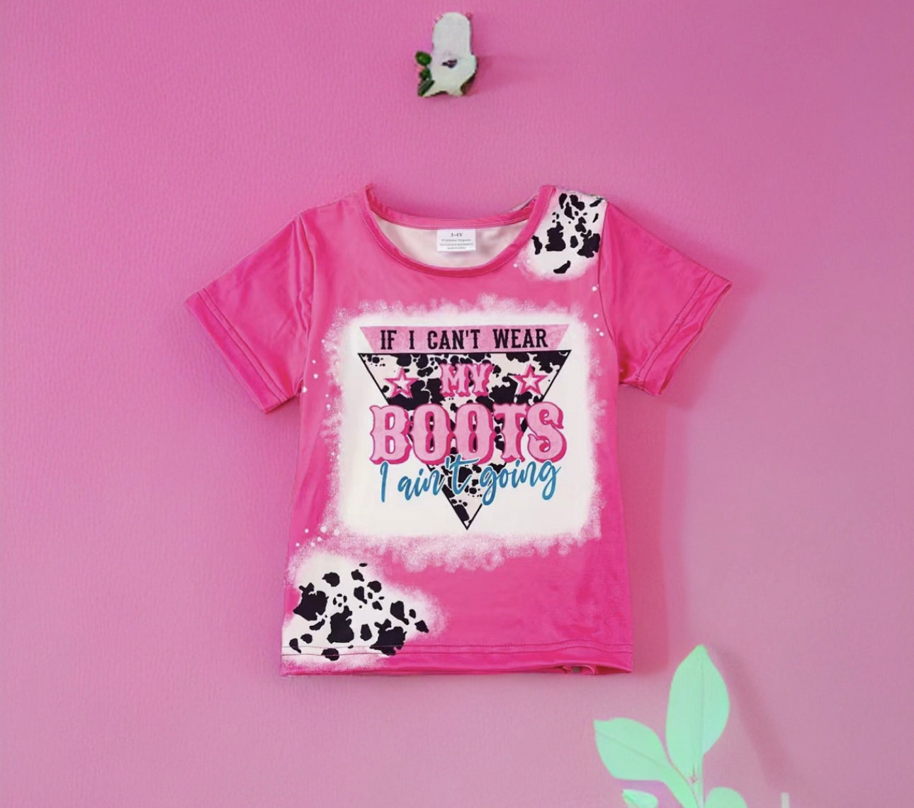 Girls “My Boots” Top