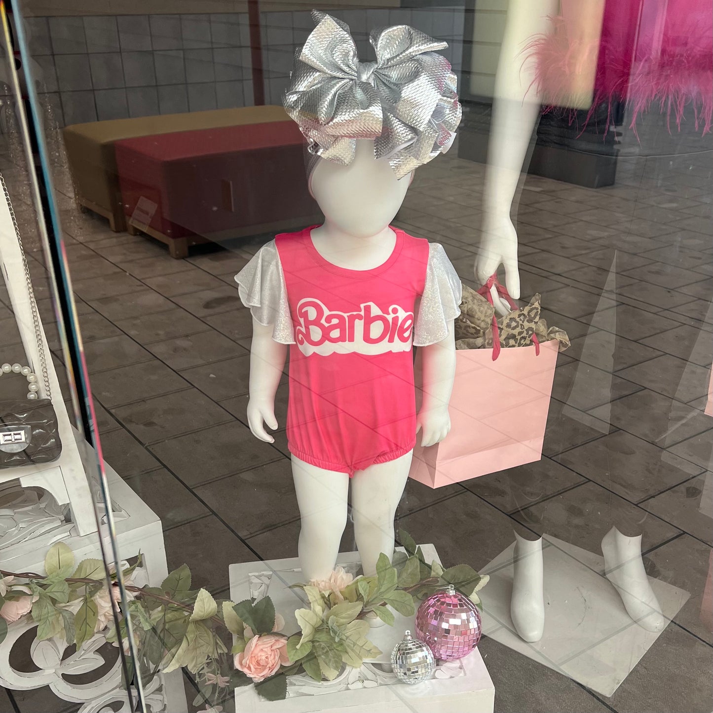Silver Headband Bow