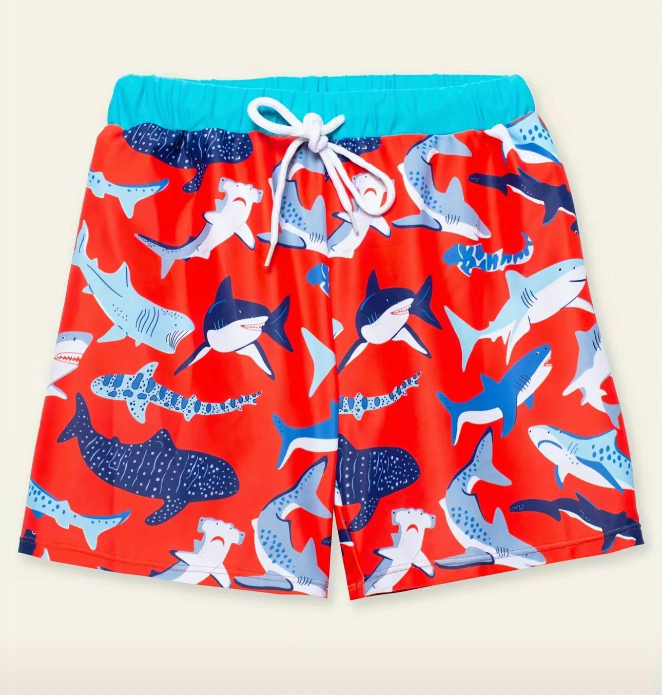 Boys Shark Swim Trunks