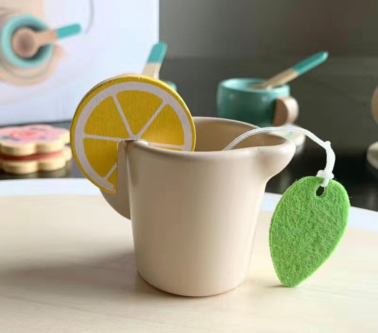 Wooden Tea Set