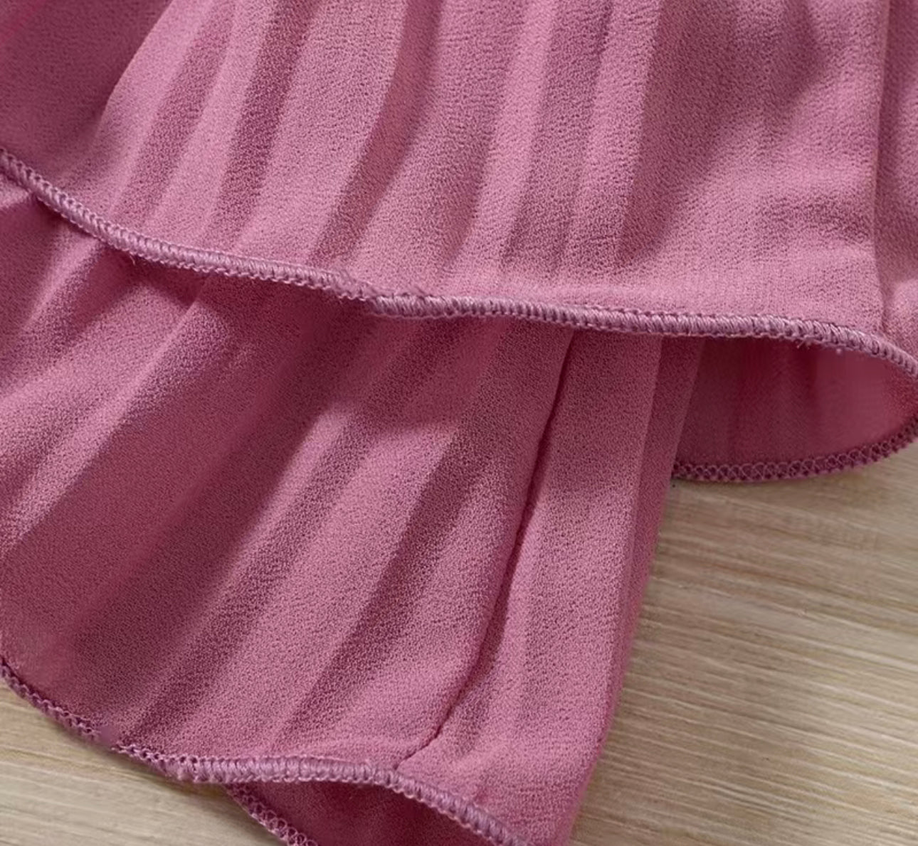 Ruffled Layered Hem Cami Set